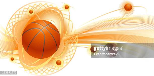 basketball - netting stock illustrations