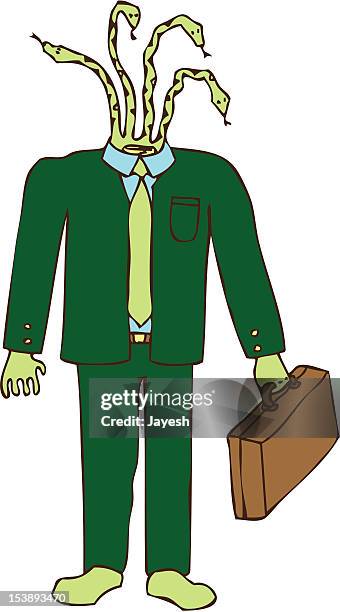 mr. greed - fat cat stock illustrations