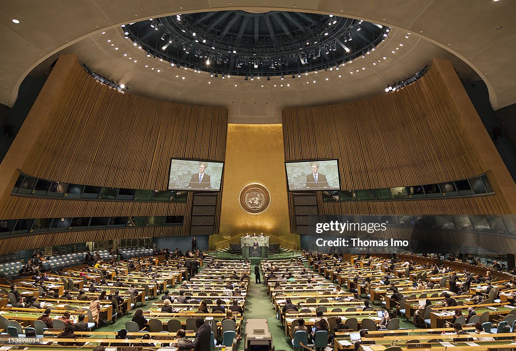 German Foreign Minister Westerwelle Attends UN General Assembly 2012