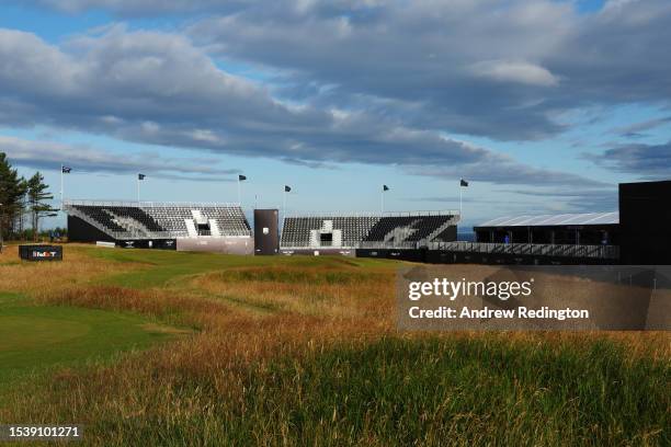 General view of the 6th hole during Day One of the Genesis Scottish Open at The Renaissance Club on July 13, 2023 in United Kingdom.