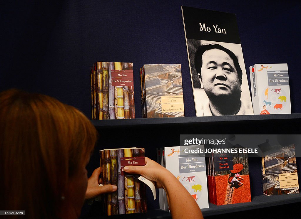 GERMANY-ENTERTAINMENT-BOOK -FAIR-NOBEL-LITERATURE