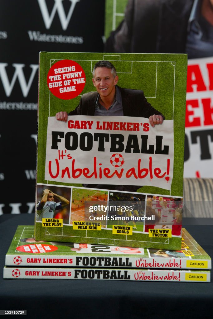 Gary Lineker - Book Signing