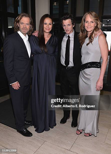Actors William H. Macy, Moon Bloodgood, John Hawkes and Helen Hunt arrive to the Los Angeles premiere of Fox Searchlight Pictures' 'The Sessions'...