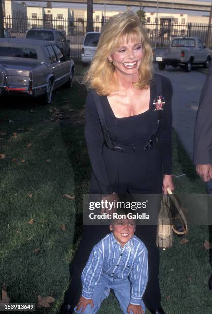 Actress Loni Anderson and son Quinton Reynolds attend "The Greatest Show on Earth" Ringling Brothers and Barnum & Bailey 126th Editiion to Benefit...