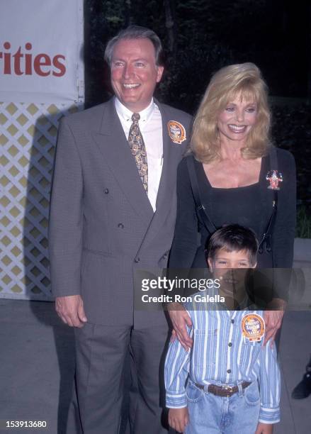 Actress Loni Anderson, boyfriend Geoff Brown and her son Quinton Reynolds attend "The Greatest Show on Earth" Ringling Brothers and Barnum & Bailey...