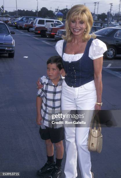 Actress Loni Anderson and son Quinton Reynolds "The Greatest Show on Earth" Ringling Brothers and Barnum & Bailey 127th Editiion to Benefit the...