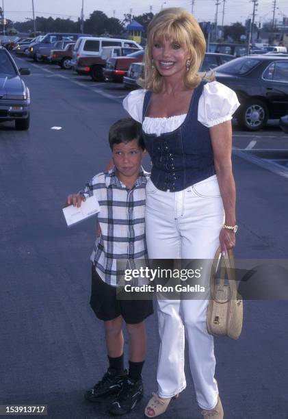 Actress Loni Anderson and son Quinton Reynolds "The Greatest Show on Earth" Ringling Brothers and Barnum & Bailey 127th Editiion to Benefit the...