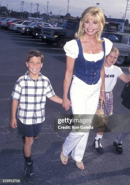 Actress Loni Anderson and son Quinton Reynolds "The Greatest Show on Earth" Ringling Brothers and Barnum & Bailey 127th Editiion to Benefit the...