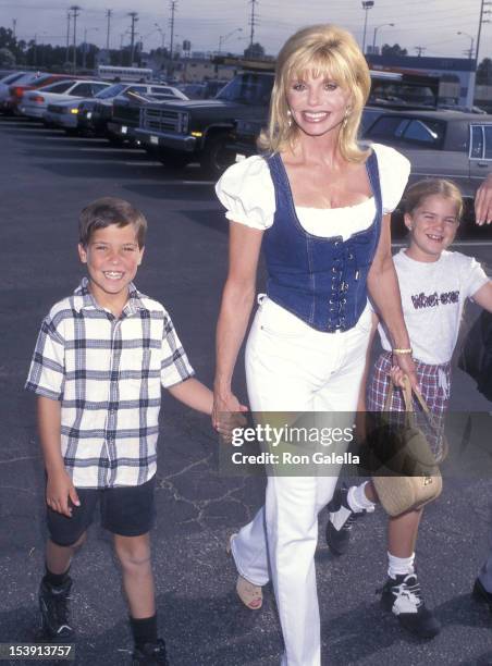 Actress Loni Anderson and son Quinton Reynolds "The Greatest Show on Earth" Ringling Brothers and Barnum & Bailey 127th Editiion to Benefit the...