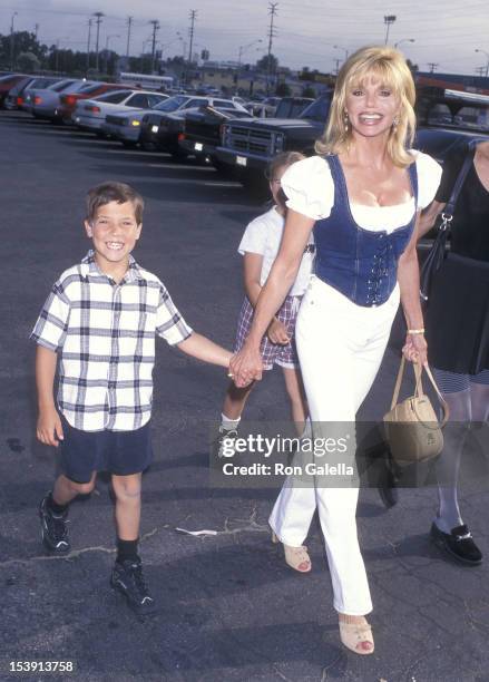 Actress Loni Anderson and son Quinton Reynolds "The Greatest Show on Earth" Ringling Brothers and Barnum & Bailey 127th Editiion to Benefit the...