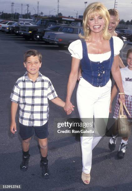 Actress Loni Anderson and son Quinton Reynolds "The Greatest Show on Earth" Ringling Brothers and Barnum & Bailey 127th Editiion to Benefit the...