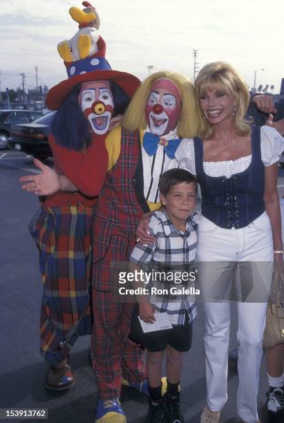 Actress Loni Anderson and son Quinton Reynolds "The Greatest Show on Earth" Ringling Brothers and Barnum & Bailey 127th Editiion to Benefit the...