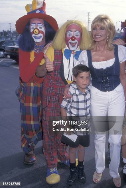 Actress Loni Anderson and son Quinton Reynolds "The Greatest Show on Earth" Ringling Brothers and Barnum & Bailey 127th Editiion to Benefit the...