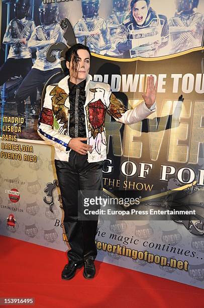 Fran Jackson attends 'Forever King of Pop' Premiere on October 10, 2012 in Madrid, Spain.