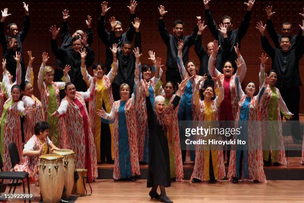Schola Cantorum de Venezuela performing at Alice Tully Hall as part of Mostly Mozart Festival on Saturday afternoon, August 15, 2009.This image;Maria...