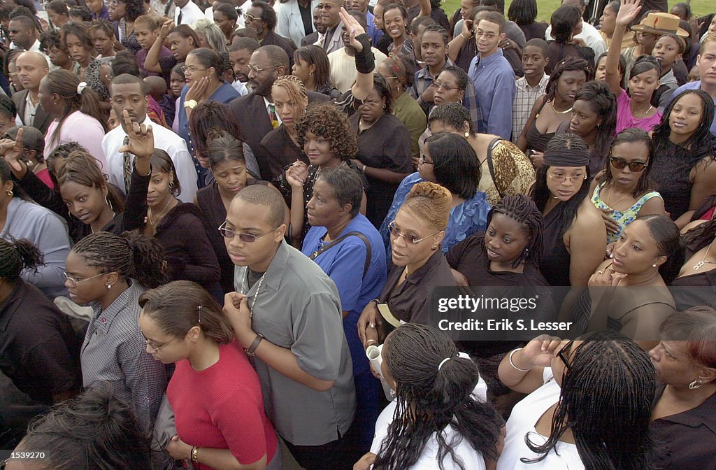 Funeral Of TLC Singer Lisa "Left Eye" Lopes