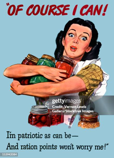 digitally restored war propaganda poster. - rationing stock illustrations