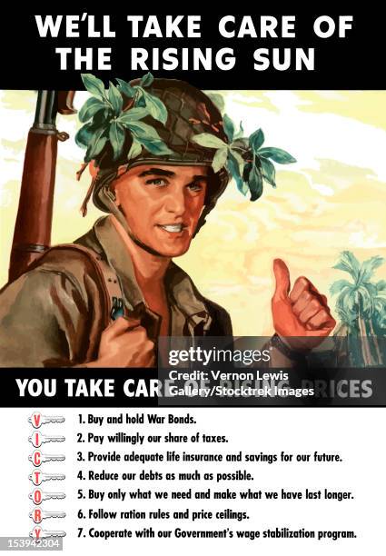 Vintage World War Ii Poster Of A Us Soldier Giving The Thumbsup It