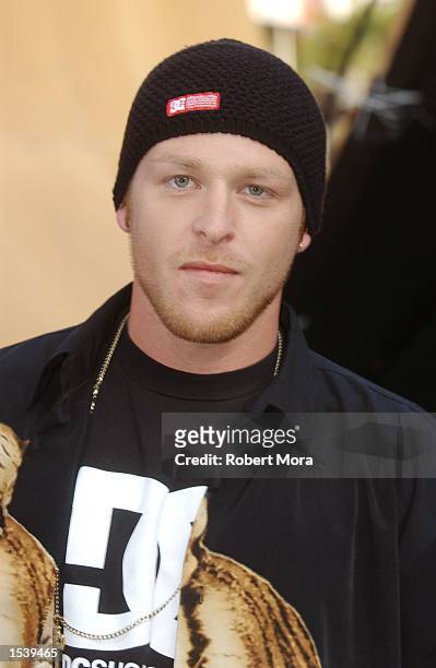 Games commentator Jason Ellis attends ESPN's Ultimate X movie premiere May 6, 2002 in Universal City, CA.