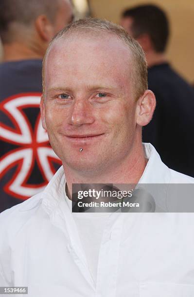 Extreme athlete Ryan Nyquist attends ESPN's Ultimate X movie premiere May 6, 2002 in Universal City, CA.