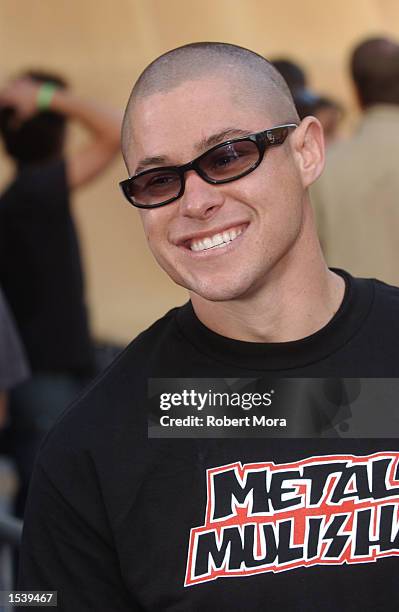 Extreme athlete Brian Deegan attends ESPN's Ultimate X movie premiere May 6, 2002 in Universal City, CA.