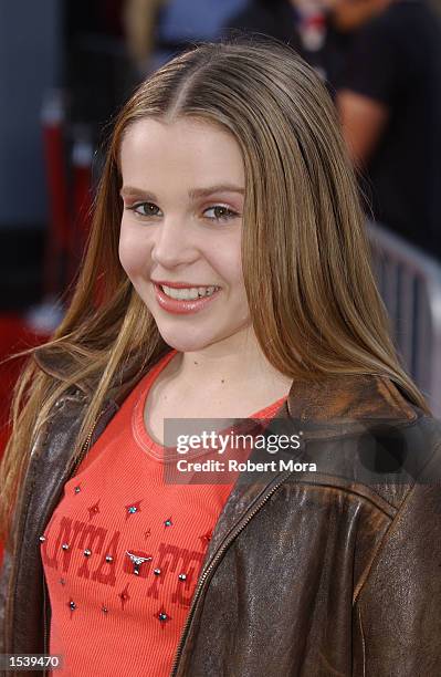 Actress Mae Whitman attends ESPN's Ultimate X movie premiere May 6, 2002 in Universal City, CA.