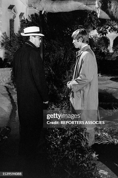 Joseph Strick et Michael York au Maroc sur le tournage du film