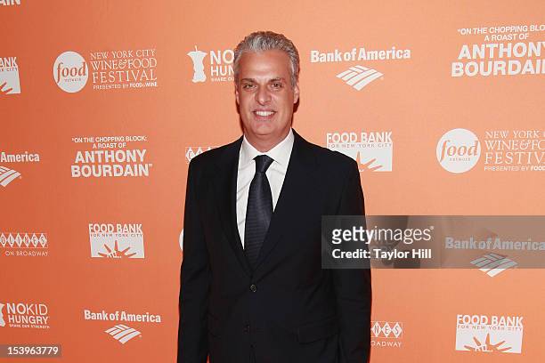 Chef Eric Ripert attends On The Chopping Block: A Roast of Anthony Bourdain at Pier Sixty at Chelsea Piers on October 11, 2012 in New York City.