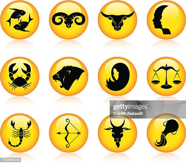 zodiac signs - taurus stock illustrations
