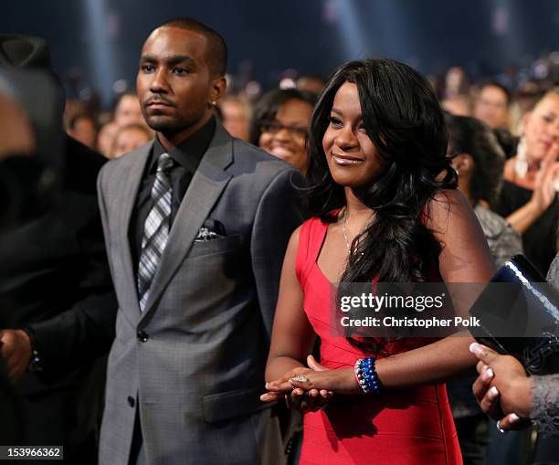 Nick Gordon and Bobbi Kristina Brown attend "We Will Always Love You: A GRAMMY Salute to Whitney Houston" at Nokia Theatre L.A. Live on October 11,...