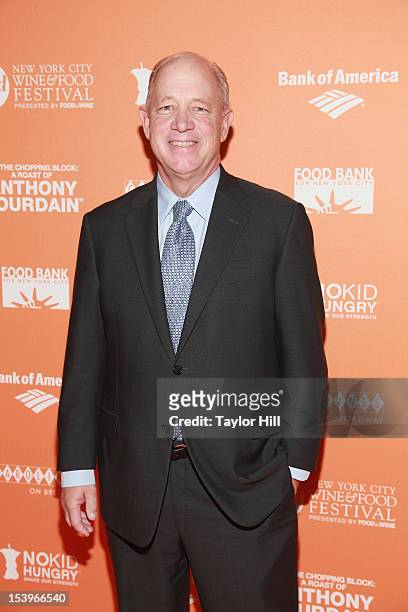 No Kid Hungry founder Bill Shore attends On The Chopping Block: A Roast of Anthony Bourdain at Pier Sixty at Chelsea Piers on October 11, 2012 in New...