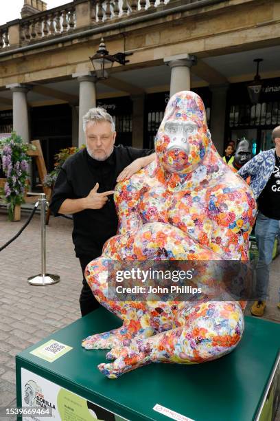 Rankin is seen at the launch of the Tusk Gorilla Trail at Covent Garden on July 13, 2023 in London, England. The Tusk Gorilla Trail is an immersive...