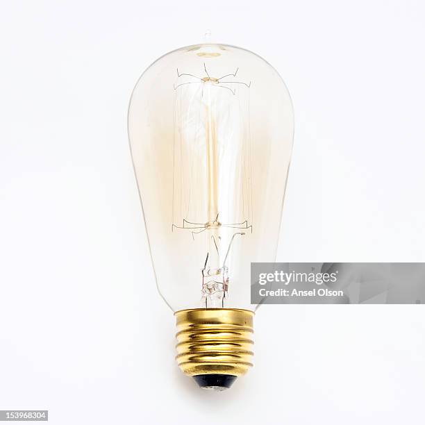 light bulb - light bulb white background stock pictures, royalty-free photos & images