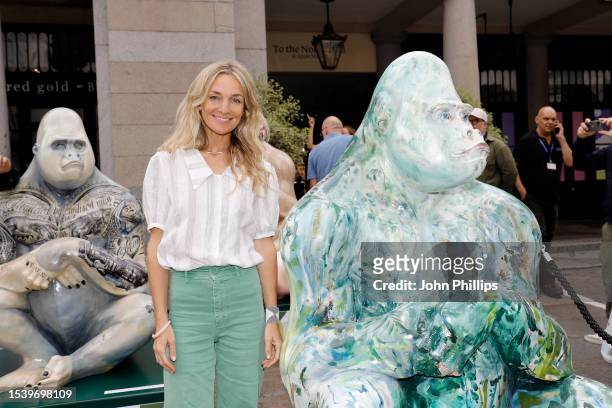 Jemma Powell is seen at the launch of the Tusk Gorilla Trail at Covent Garden on July 13, 2023 in London, England. The Tusk Gorilla Trail is an...