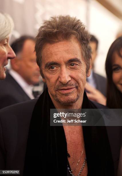 Al Pacino attends the "Stand Up Guys" premiere during the opening night of the 48th Chicago International Film Festival at the Harris Theater on...