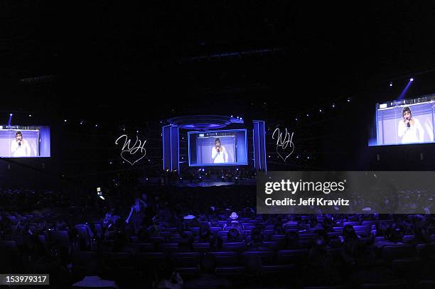 Atmosphere on stage during the We Will Always Love You: A Grammy Salute To Whitney Houston at Nokia Theatre L.A. Live on October 11, 2012 in Los...