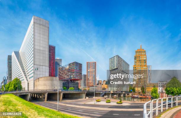 rotterdam, netherlands - netherlands skyline stock pictures, royalty-free photos & images