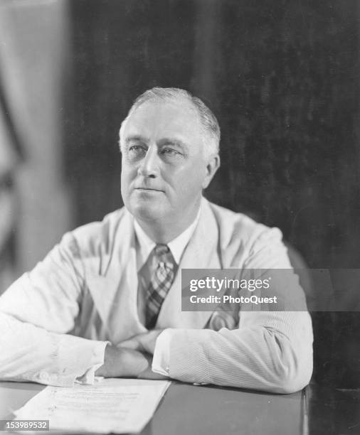 Rousvelt Franklin Roosevelt Portrait Photos and Premium High Res Pictures ...