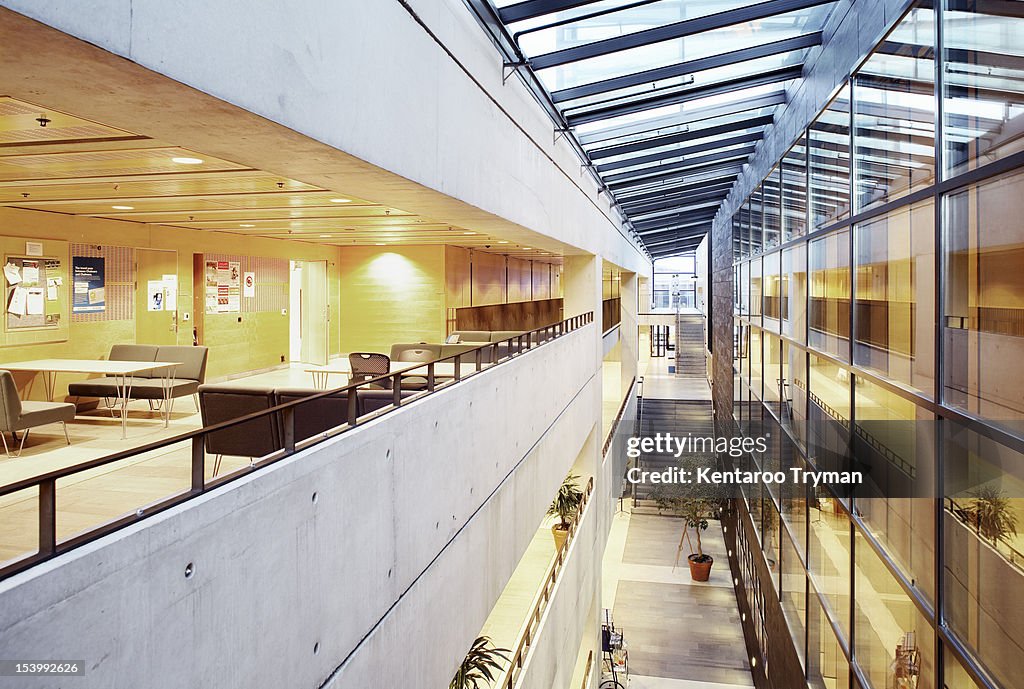 Empty office cafeteria