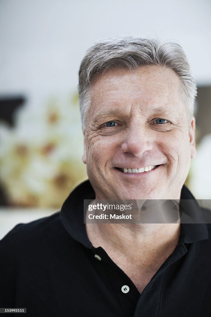 Portrait of a mature man smiling