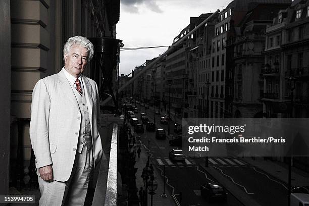 Writer Ken Follett is photographed for Paris Match on September 12, 2012 in London, England.