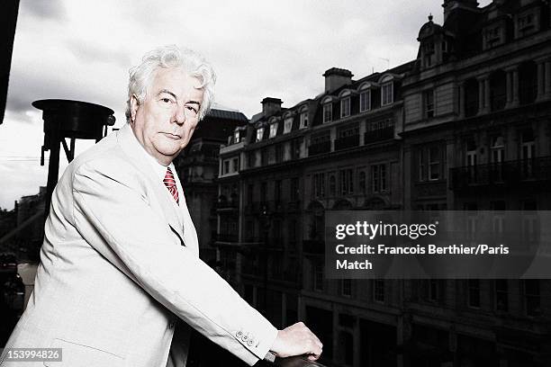 Writer Ken Follett is photographed for Paris Match on September 12, 2012 in London, England.