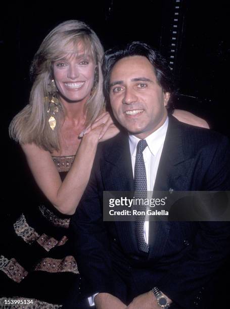 Actress Susan Anton and businessman Haim Dabah attend the party to celebrate the launch of Susan Anton's Workout Video "Slimatics: The Total Fitness...