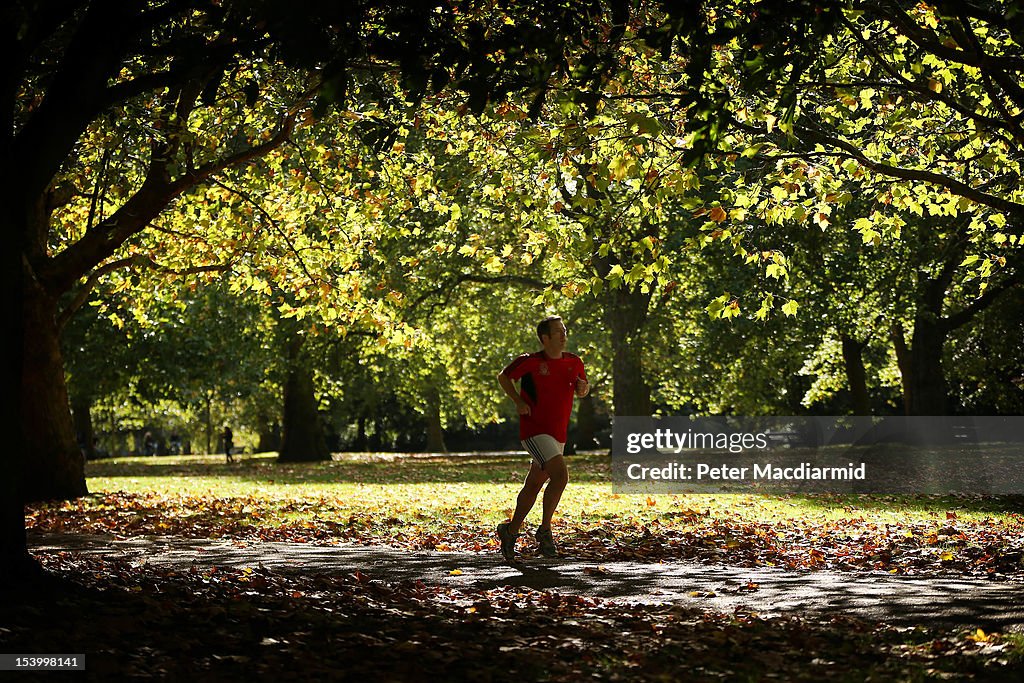 Autumn Colours Start To Show In London