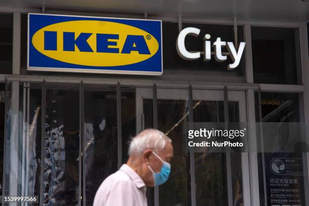 General view of the first IKEA city store in Jinan District of Shanghai, China on July 18, 2023 is seen as the IKEA Group is set to end its operation...