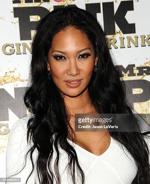 Kimora Lee Simmons attends the Mr. Pink Ginseng Drink launch party at Regent Beverly Wilshire Hotel on October 11, 2012 in Beverly Hills, California.