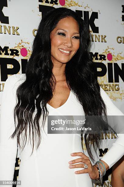 Kimora Lee Simmons attends the Mr. Pink Ginseng Drink launch party at Regent Beverly Wilshire Hotel on October 11, 2012 in Beverly Hills, California.