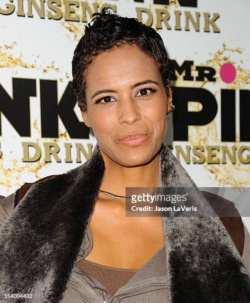 Daphne Wayans attends the Mr. Pink Ginseng Drink launch party at Regent Beverly Wilshire Hotel on October 11, 2012 in Beverly Hills, California.