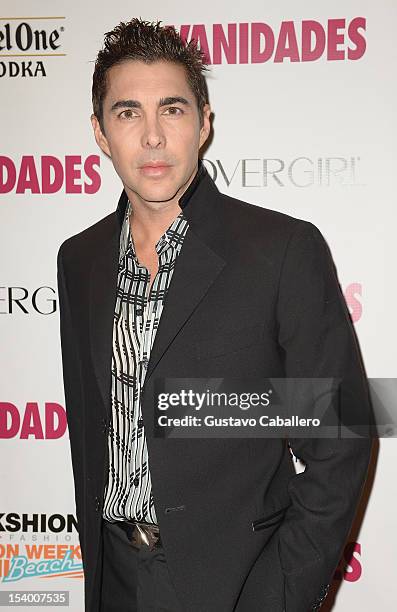 Nicolas Felizola attends Vanidades Presents Magia de la Moda 2012 by Custo Barcelona at Collins Park on October 11, 2012 in Miami Beach, Florida.