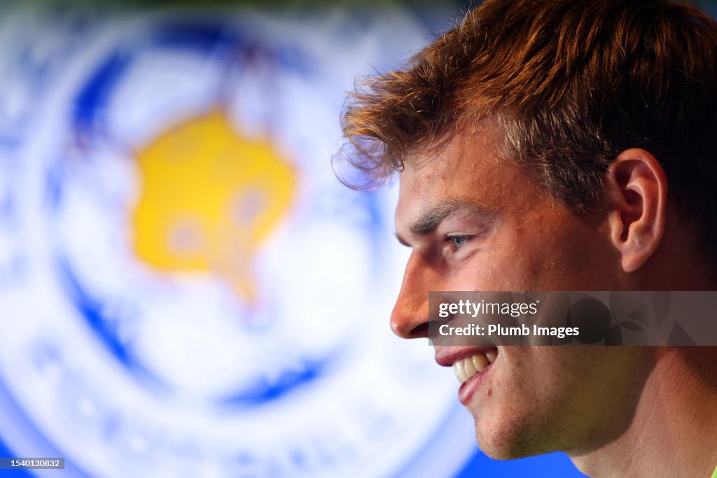 Leicester City Unveil New Signing Mads Hermansen